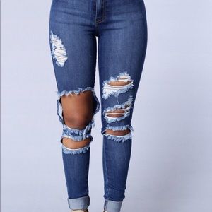Fashion Nova Beach Bum Jeans